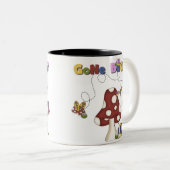 虫によって行く乳母車 ツートーンマグカップ (正面右)