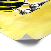 虫のおもしろいナイトクラブ歌手ポスター ポスター (角)