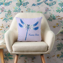 虫のように可愛い紫のトンボ クッション