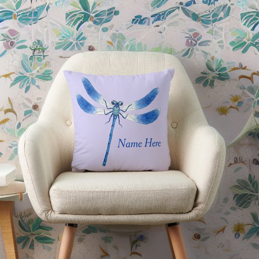 虫のように可愛い紫のトンボ クッション