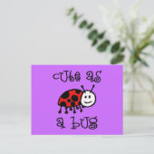 虫のように可愛い ポストカード (スタンド正面)