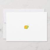 虫のサンキューカードのノート サンキューカード (裏面)