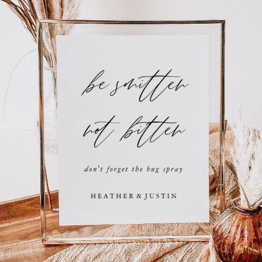 虫のスプレー結婚サインを受けない ポスター