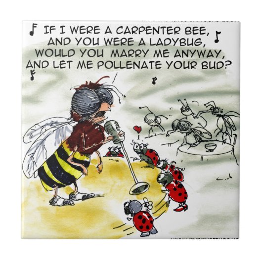 虫のナイトクラブおもしろい歌手 タイル (正面)