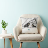 虫のハンターの子ネコの枕 クッション (椅子)