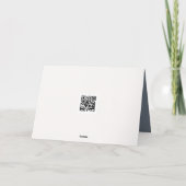 虫の付いた誕生日猫 カード (裏面)