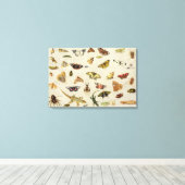 虫の勉強 キャンバスプリント (インサイチュ (ウッドフロア))