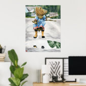 虫の子の飛び跳遊ねファンタジーのアートイメージ ポスター (ホームオフィス)