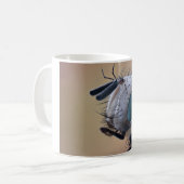 虫の巣頭を閉じる コーヒーマグカップ (正面左)