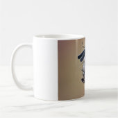 虫の巣頭を閉じる コーヒーマグカップ (左)