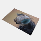 虫の巣頭を閉じる ドアマット (アングル)