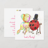 虫の年記念のお誘い 招待状 (正面/裏面)