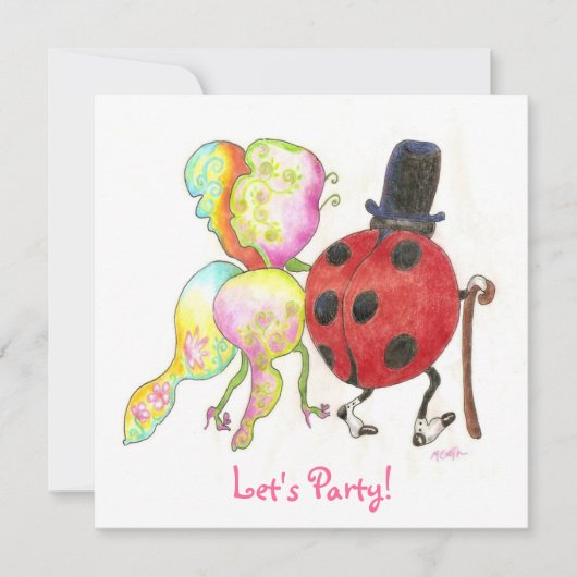 虫の年記念のお誘い 招待状 (正面)