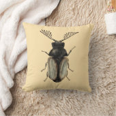 虫の恋人の芸術：クール Beetle クッション (ブランケット)