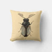虫の恋人の芸術：クール Beetle クッション (正面)