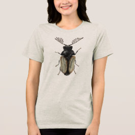 虫の恋人の芸術:クール Beetle トライブレンドTシャツ