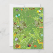 虫の昆虫のサンキューカード サンキューカード (裏面)