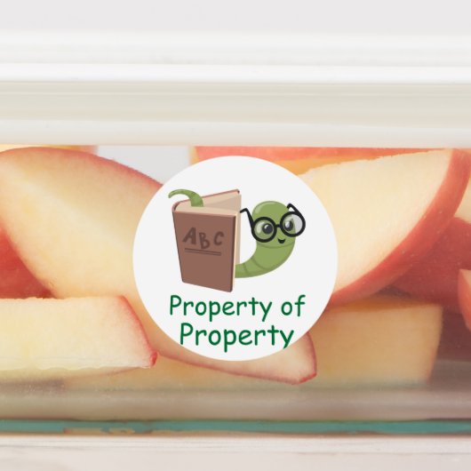 虫の本 ラベル (貼付)