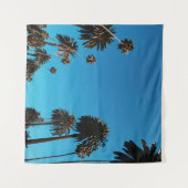 虫の目から見る木 タペストリー (正面(横))