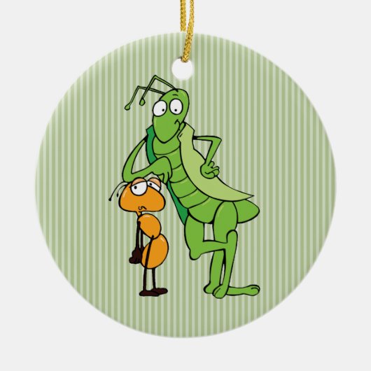 虫の相棒 セラミックオーナメント (正面)