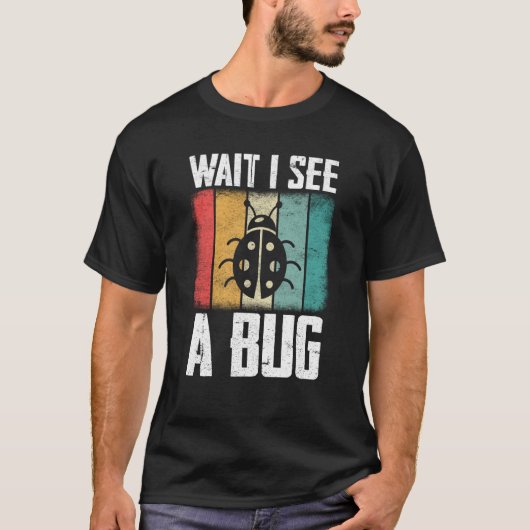 虫の科学待って虫が見える9 Tシャツ (正面)