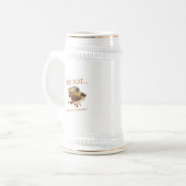 虫の缶を開けるな ビールジョッキ (正面左)