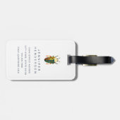 虫の荷物タグ ラゲッジタグ (裏面横)