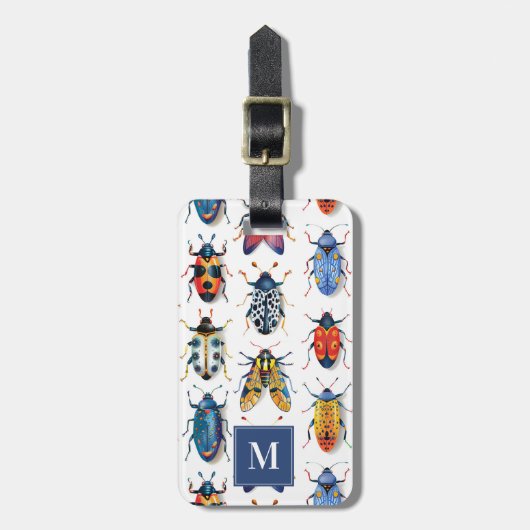 虫の荷物タグ ラゲッジタグ (正面縦)