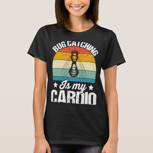 虫の虫科学バグのキャッチは私のカーディオ15 Tシャツ (正面)