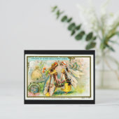 虫の衣装を着た子ども：ハガキ ポストカード (スタンド正面)