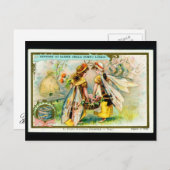 虫の衣装を着た子ども：ハガキ ポストカード (正面/裏面)