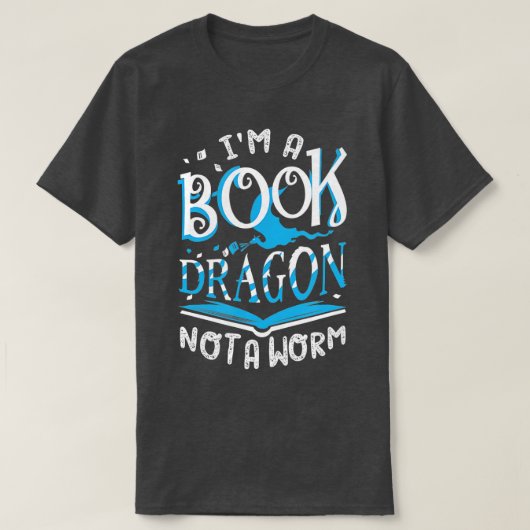 虫の衣装世界ではない本読龍だ Tシャツ (デザイン正面)