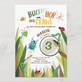 虫の誕生日の招待状の昆虫は男の子の煩わせを煩わせます 招待状