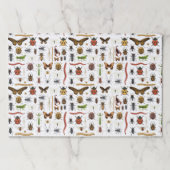 虫の誕生日パーティー紙ランチョンマット ペーパーパッド (正面)