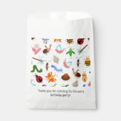 虫の誕生日パーティー フェイバーバッグ (正面)