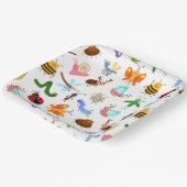 虫の誕生日パーティー ペーパープレート (傾斜あり)