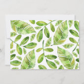 虫の赤ちゃんのお披露目招待状 招待 招待状 (裏面)