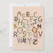 虫や昆虫をテーマにしたパーティーの子供向けのぞっとするようなお誘い 招待状 (裏面)