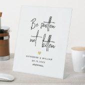 虫よけの好意を受けない 台座サイン (インサイチュ)