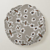 虫よけカバー ラウンドクッション (裏面)