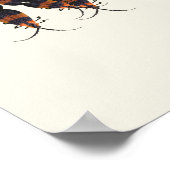 虫よけ昆虫または虫のアルファベット教育 ポスター (角)