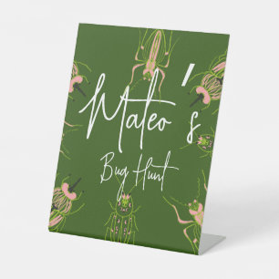 虫よけ虫誕生日パーティー 台座サイン