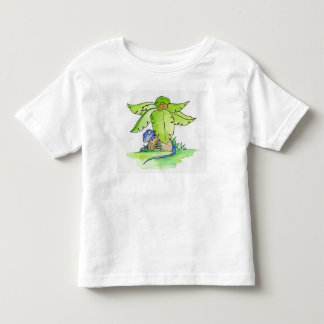 虫を丸めて隠されたゲコ… トドラーTシャツ