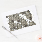 虫を刺す幻惑 長方形シール (封筒)