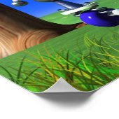 虫を見ながら歩く ポスター (角)