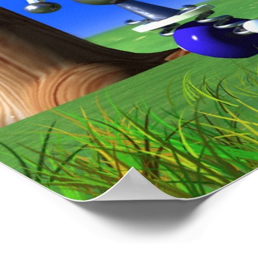 虫を見ながら歩く ポスター (角)