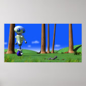 虫を見ながら歩く ポスター (正面)