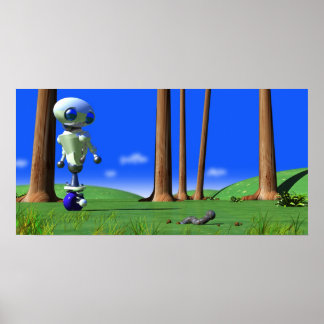 虫を見ながら歩く ポスター