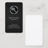 虫アイコン黒グランジ駆除BusinessCard 名刺 (正面/裏面)