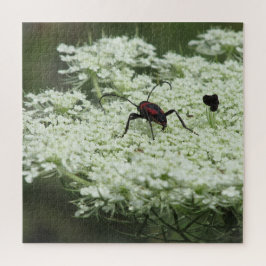 虫オンエルダーフラワージグソーパズル ジグソーパズル